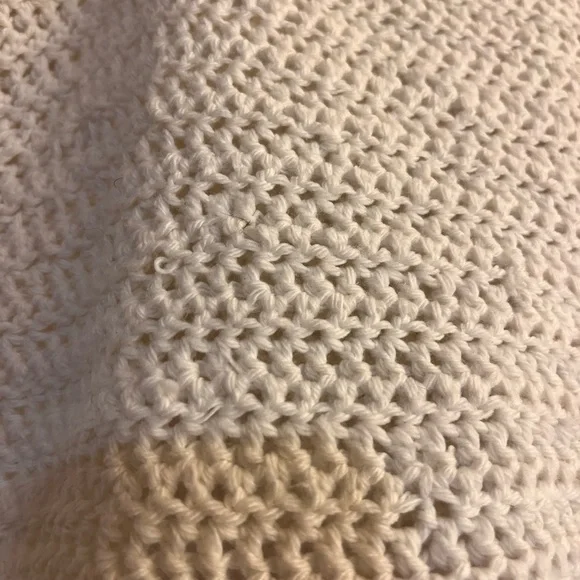 Handmade Cream Crochet Top - Picture 3 of 3